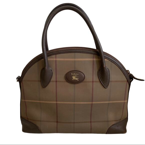 Burberry Vintage Classic Alma Satchel Bag - Picture 1 of 8